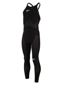 Speedo Men's Fastskin Elite Open Water Closed Back Bodyskin Wetsuit -Swimming Equipment Shop 8981301559464 black 1a